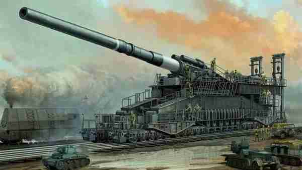 人类史上最大的炮多厉害？重量高达1344吨，6发炮弹打废一个要塞