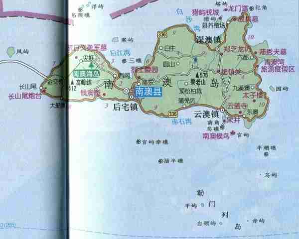 广东省汕头市行政区划地图