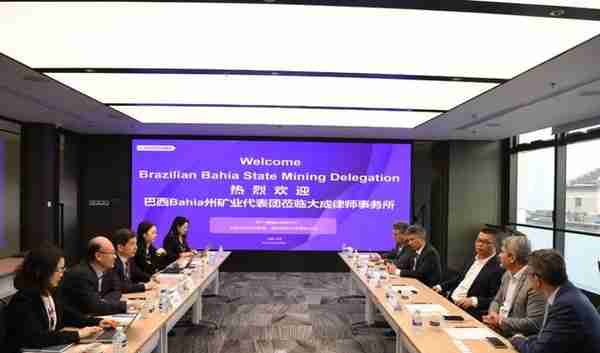 巴西巴伊亚州矿业代表团访问大成北京总所