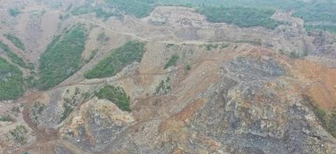 河南焦作北山遭非法开采 涉列入“绿色矿山”名录企业