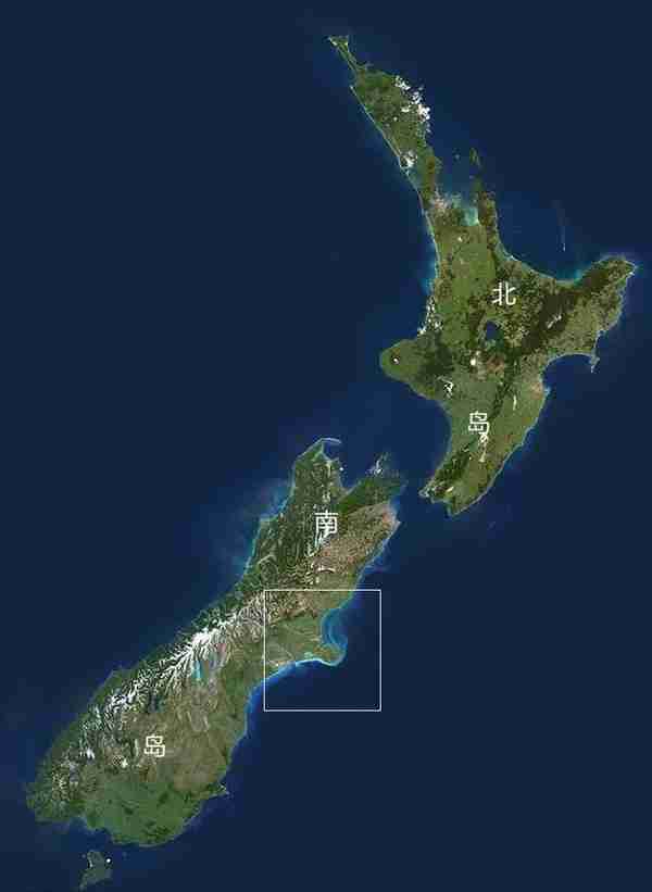 你知道这张新西兰的卫星照片，拍摄的地点是哪里吗？