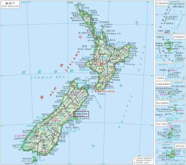 你知道这张新西兰的卫星照片，拍摄的地点是哪里吗？